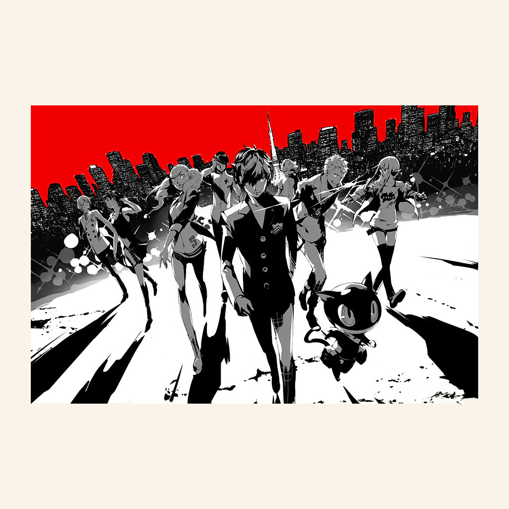 Persona Merch Delinquents Poster Wall Art Decor Best Gift For Game Lovers