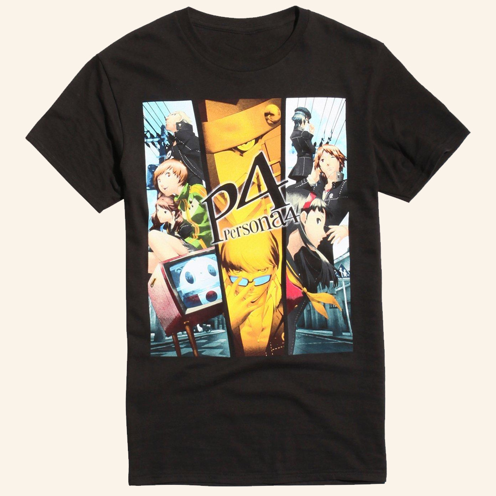 Persona Merch Persona 4 Cover Art T-Shirt Best Gift For Game Lovers