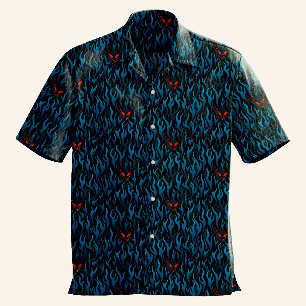 Persona Merch Persona 5 Royal Arsene Button Up Short Sleeve Shirt Gifts For Husband