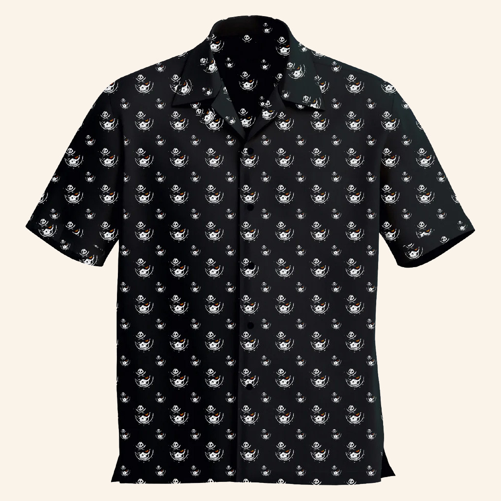 Persona Merch Persona 5 Royal Captain Kidd Button Up Short Sleeve Shirt Gifts For Game Lovers