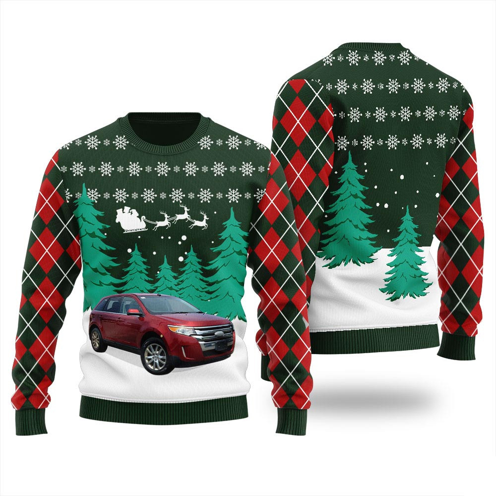 Personalize Car Photo Christmas Sweater Ugly Christmas Sweaters For Sale