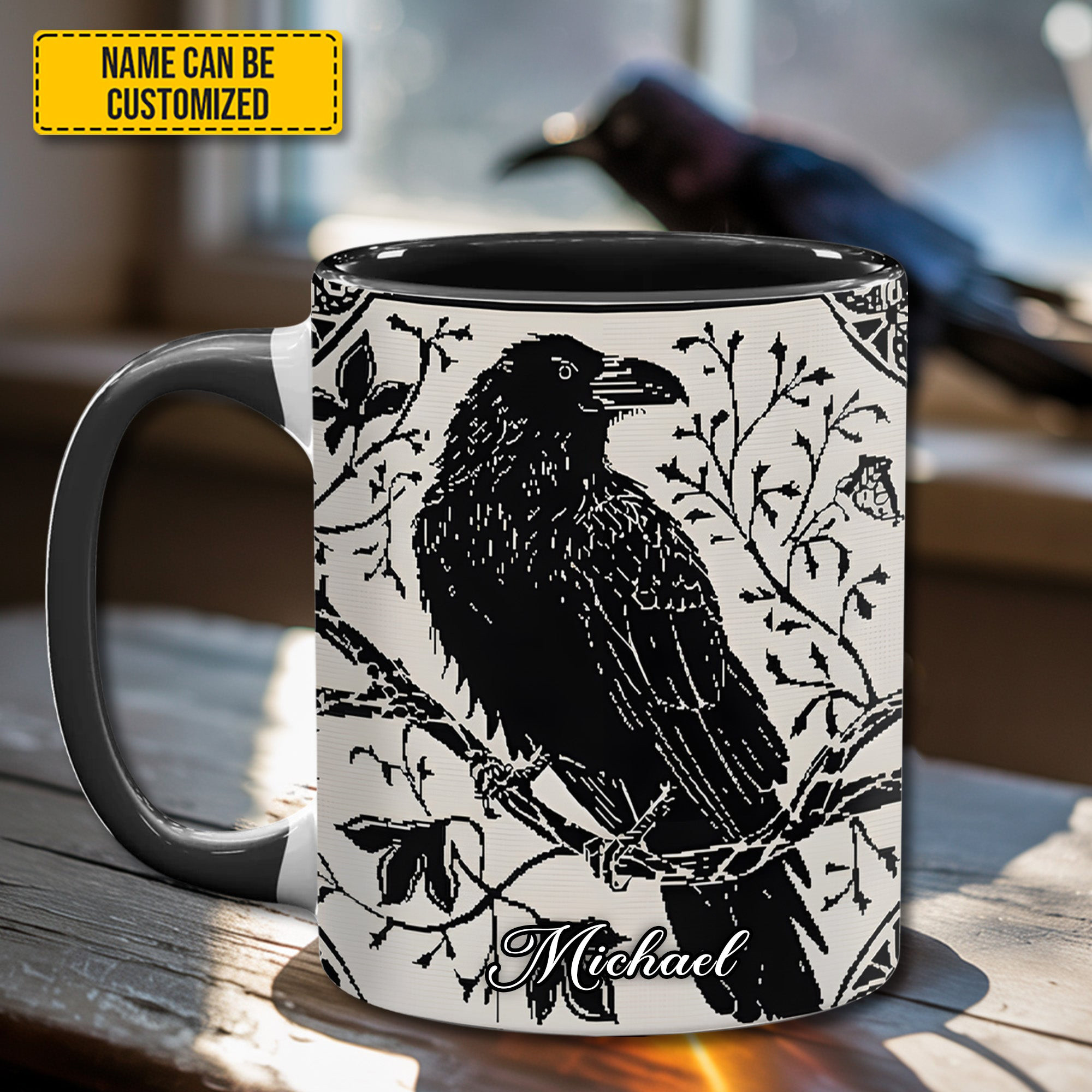 Personalize Raven Whisper Mug Funny Meme Mug Best Gifts For Raven Lovers