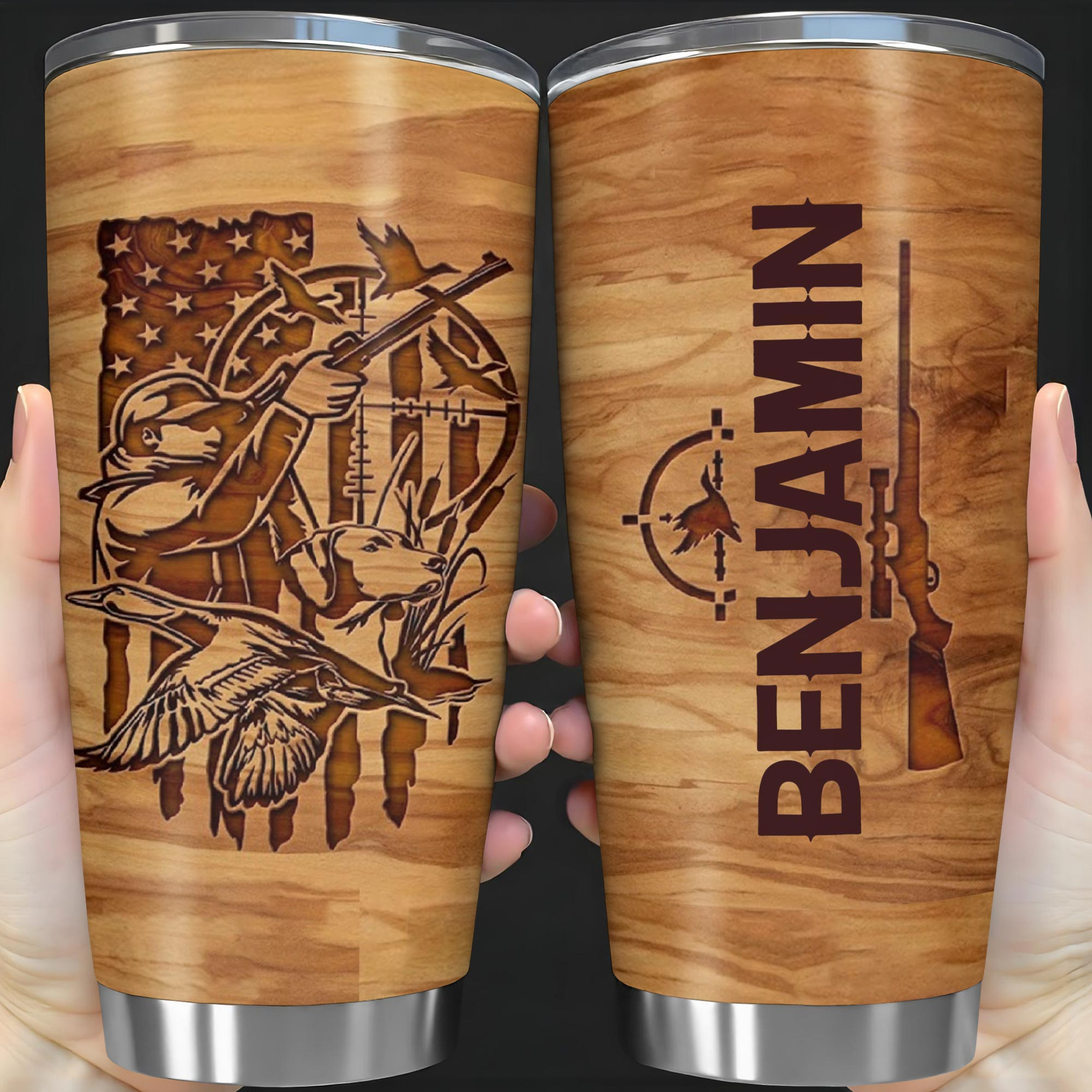 Personalized 1776 2026 250th Anniversary Dog Flag Tumbler Patriotic Gift For Dog Lovers