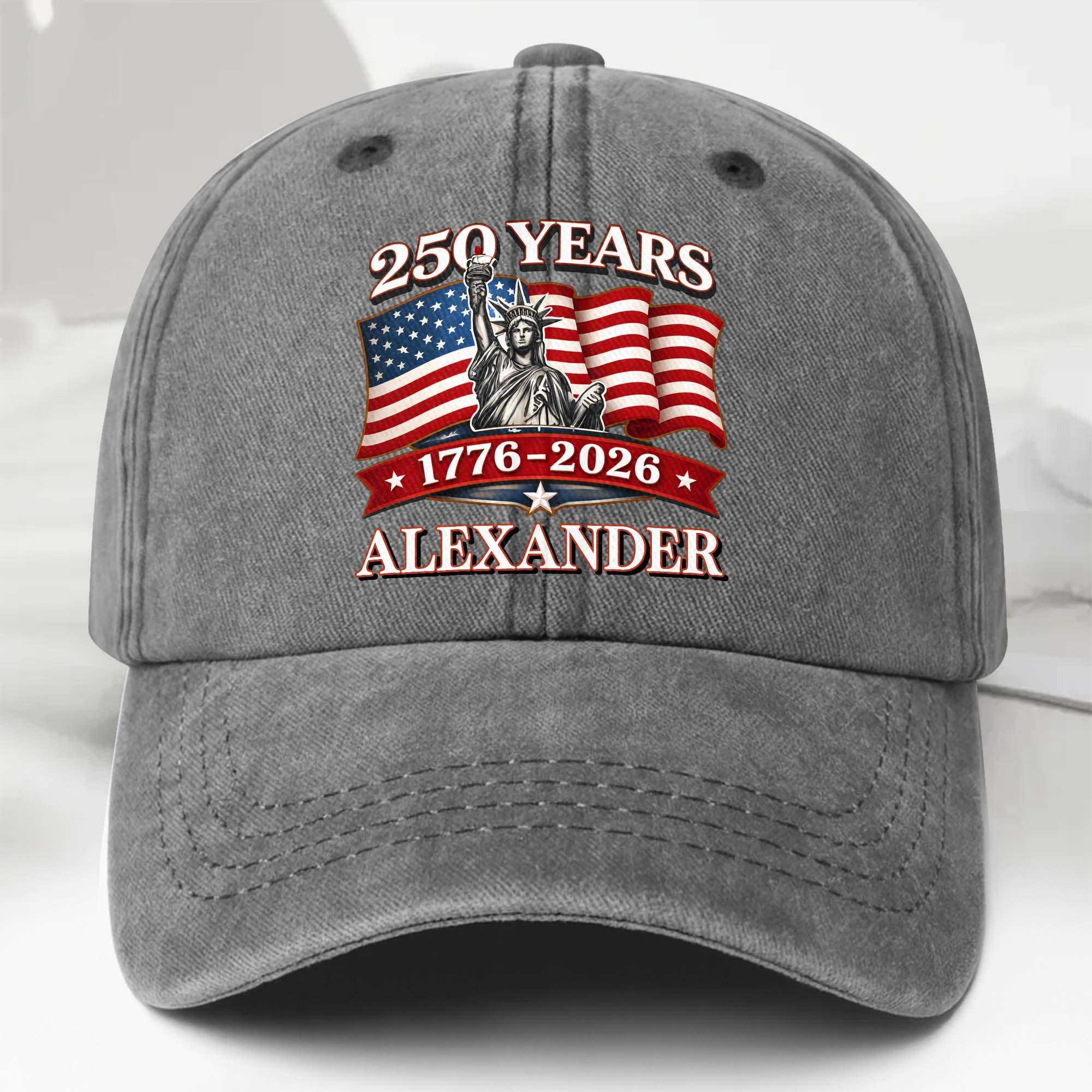 Personalized 1776 2026 250th Anniversary Hat 1776 2026 Statue Of Liberty Baseball Cap Gift For Family