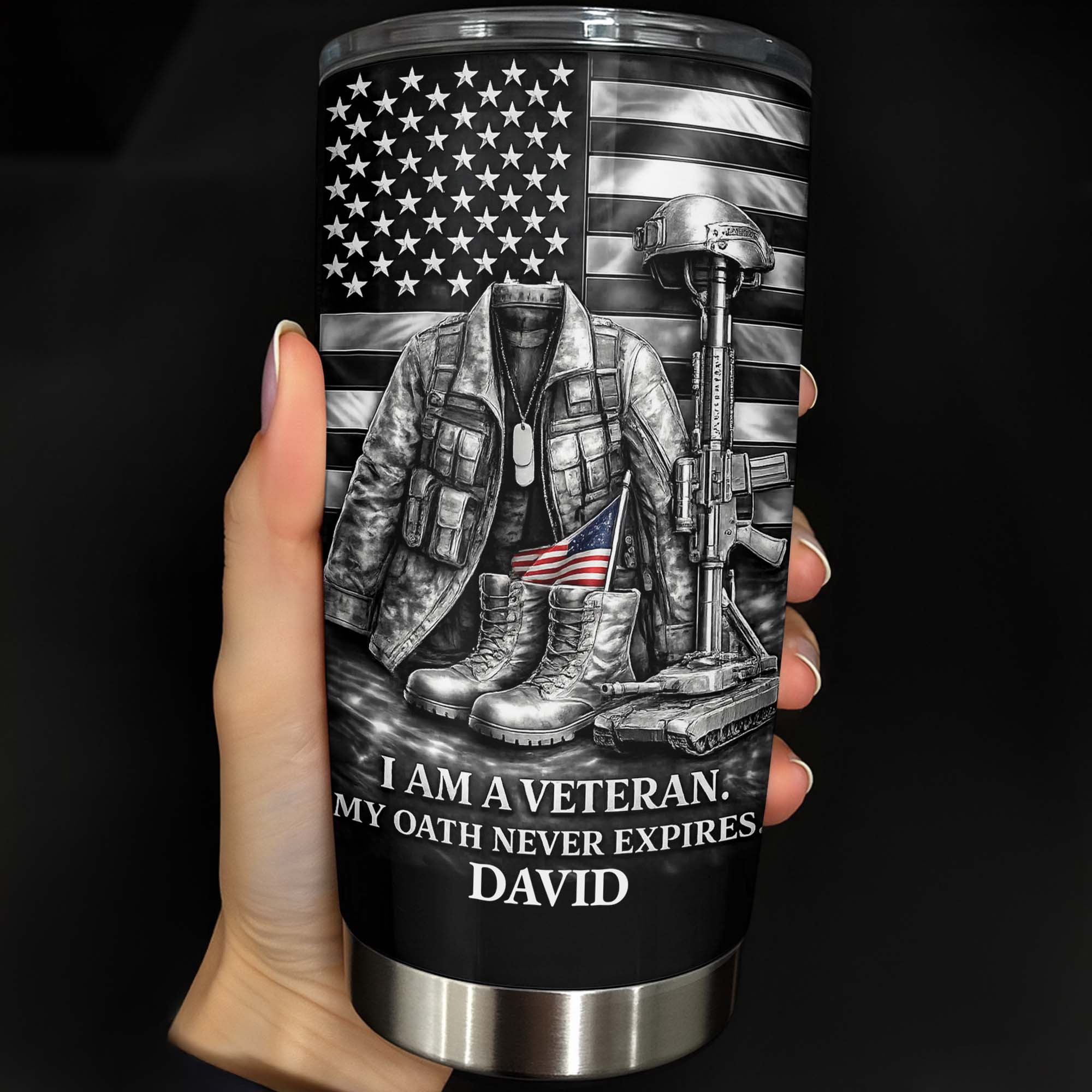 Personalized 1776 2026 250th Anniversary Veteran Tumbler Gift For Veterans