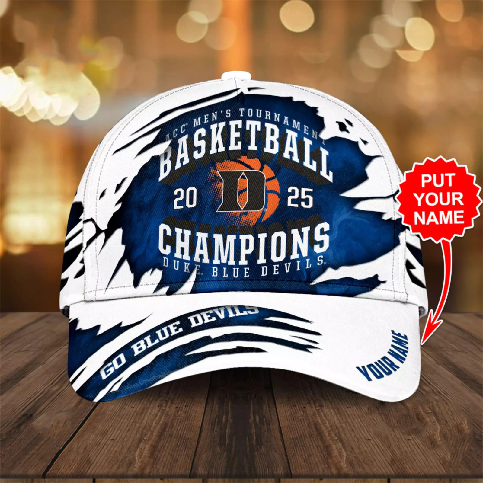 Personalized 2025 Duke Blue Devils Men's Basketball Hat Gifts For Basketball Fan