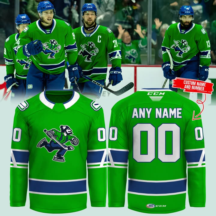 Personalized Abbotsford Canucks Hockey Jersey 2025 Abbotsford Canucks Merchandise Best Gifts For Hockey Players