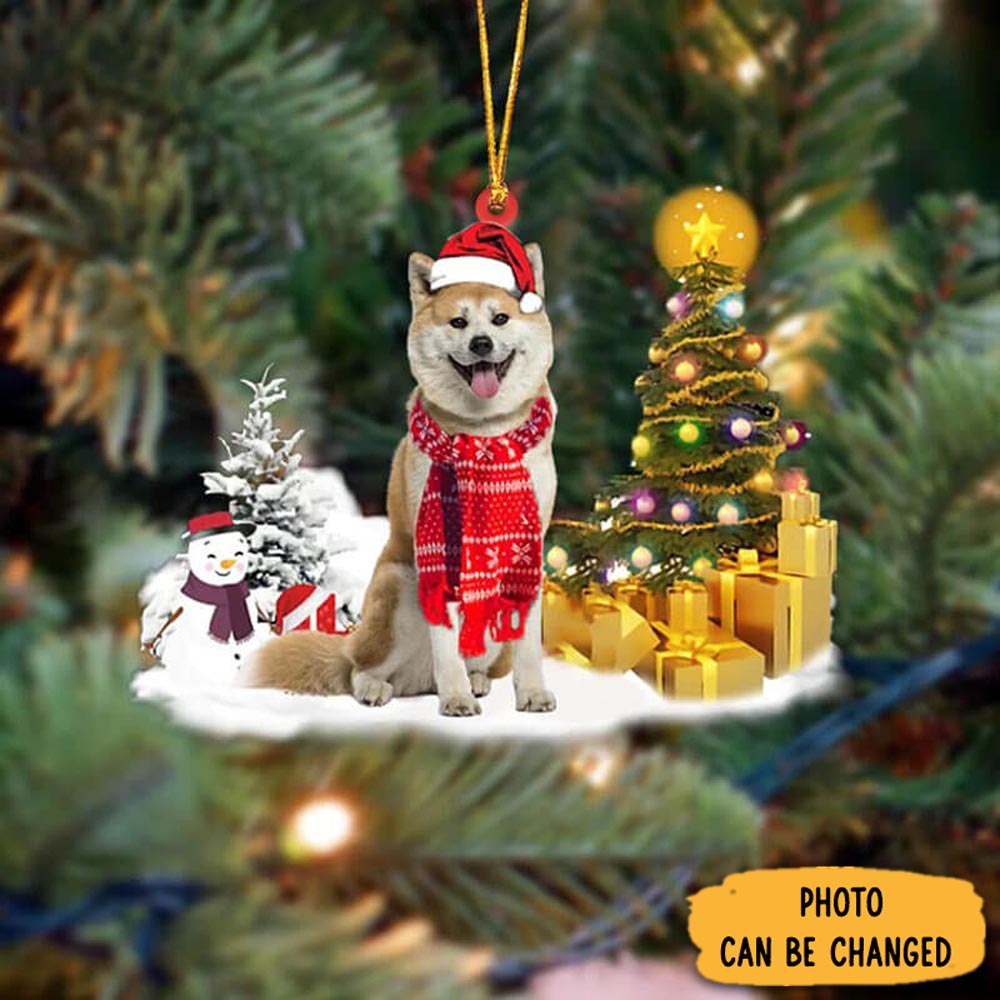 Personalized Akita Christmas Ornament Timeless Ornament For Holiday Memories