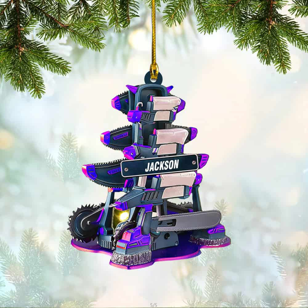 Personalized Arborist Acrylic Christmas Ornament