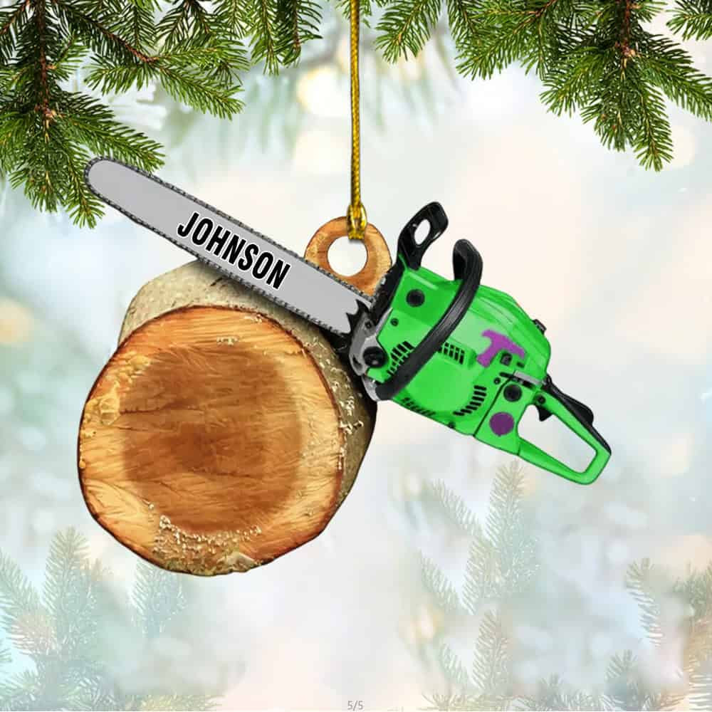 Personalized Arborist Ornament Gift For Tree Trimmer