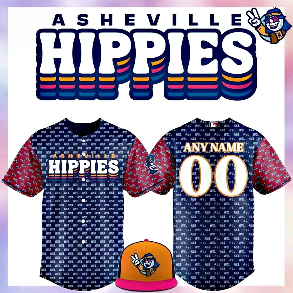 Personalized Asheville Tourists Hippies Limited Edition Baseball Jersey Gifts For Baseball Fans