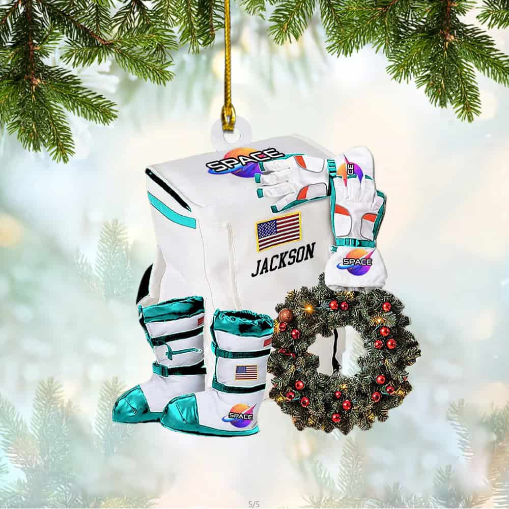 Personalized Astronaut Space Christmas Ornaments Gift For Space Lovers