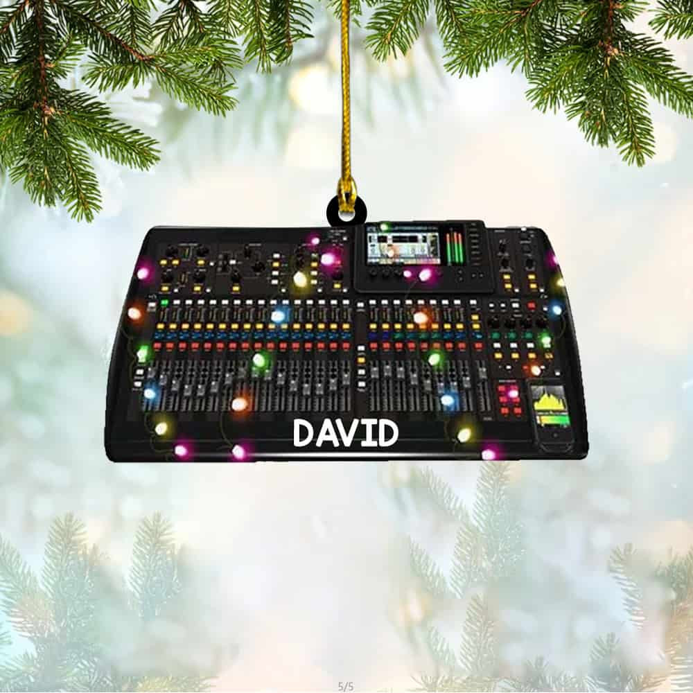 Personalized Audio Engineer Ornament Gift For Sound Engineer