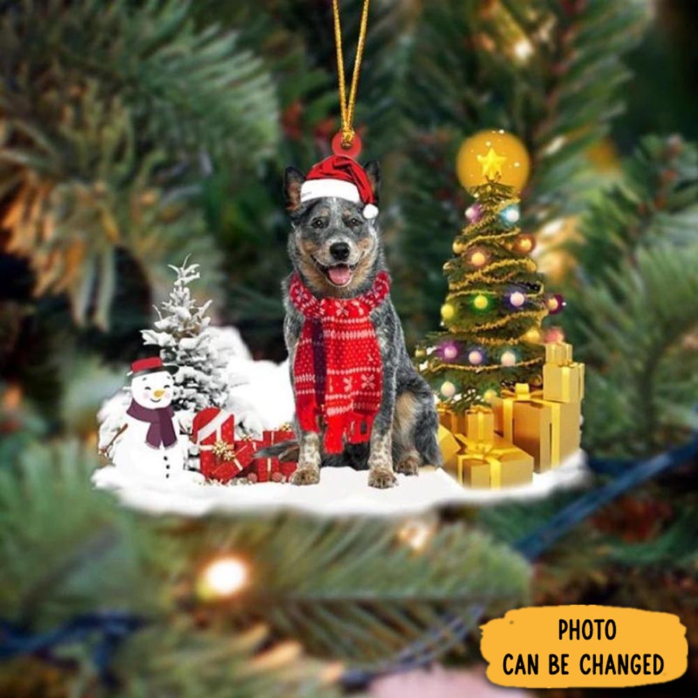 Personalized Australian Cattle Christmas Ornament Custom Christmas Ornament Gift Idea