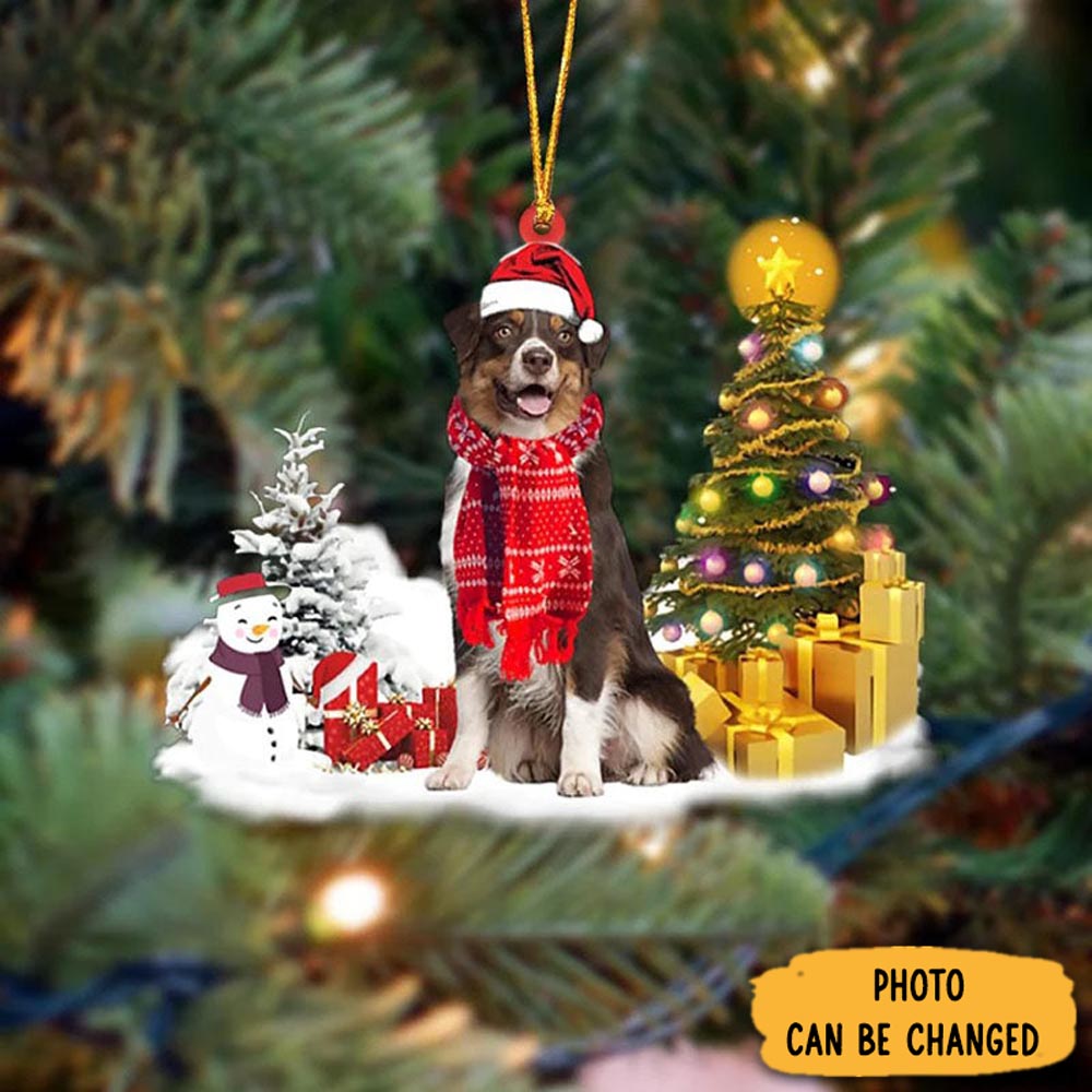Personalized Australian Shepherd Christmas Ornament Festive Holiday Ornament Collection