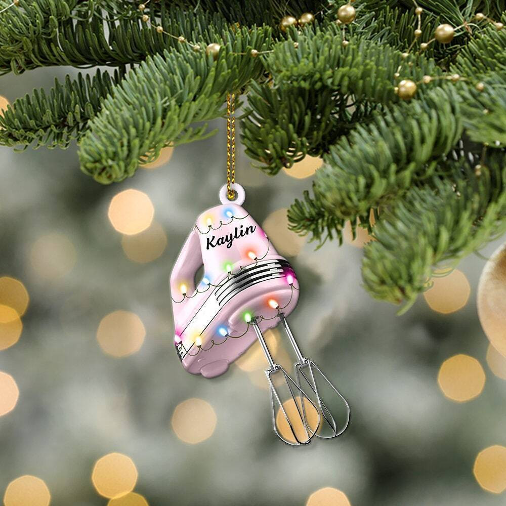 Personalized Baker Christmas Ornament Baking Ornament Custom Baking Hand