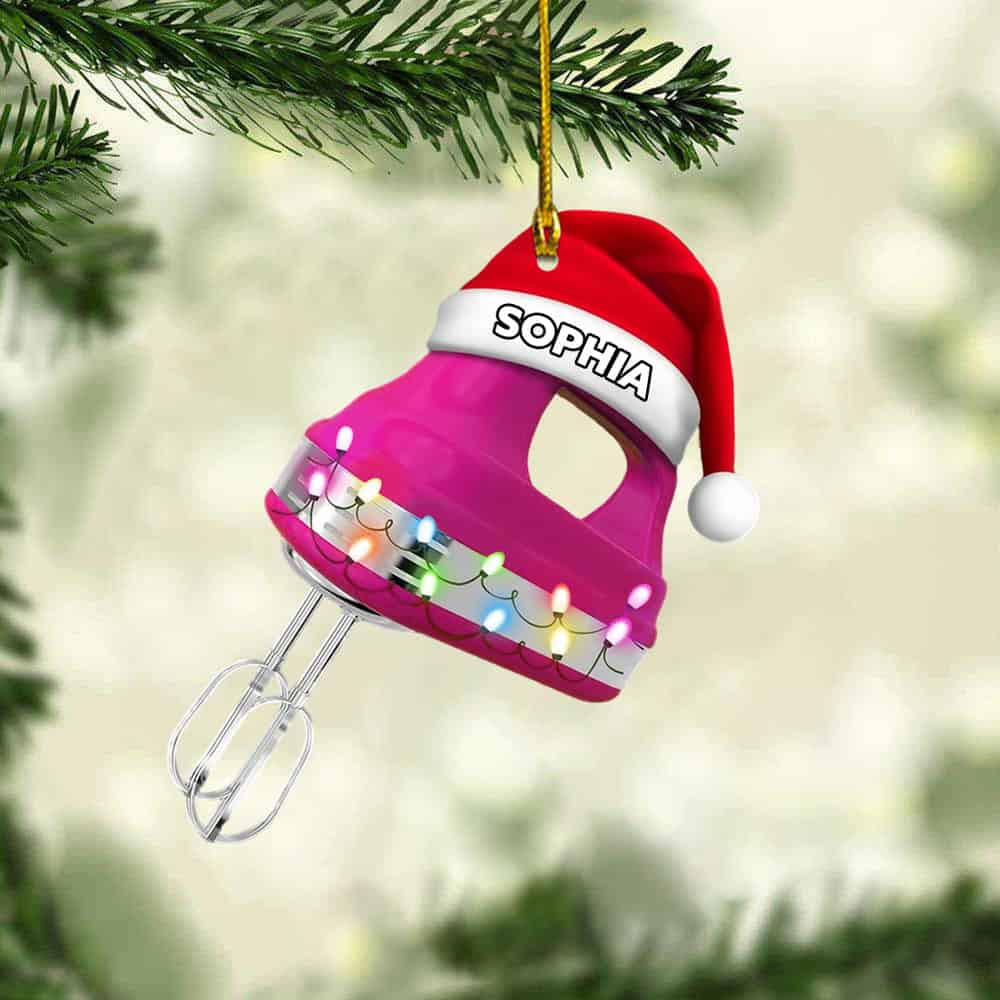 Personalized Baking Mixer Christmas Ornament Gift For Baking Lovers