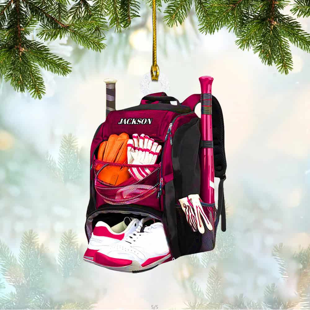 Personalized Baseball Acrylic Christmas Ornament Gift For Baseball Lovers