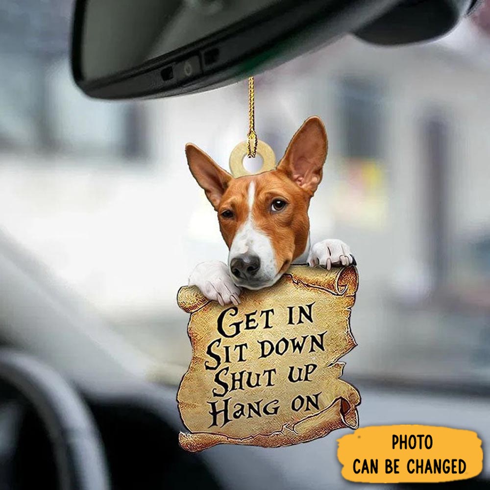 Personalized Basenji Get In Ornament Unique Thanksgiving Ornament Idea
