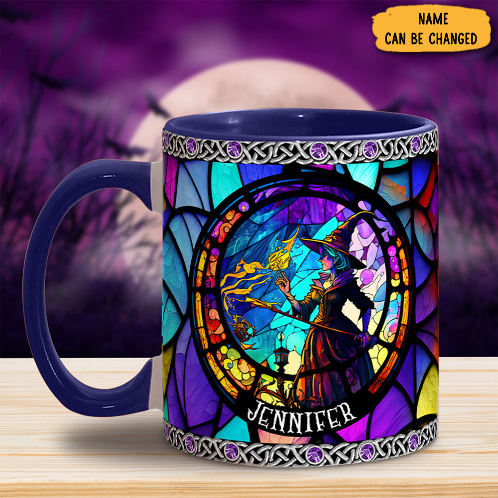 Personalized Beautiful Witch Mug Morning Coffee Mug Witchy Gifts For Her