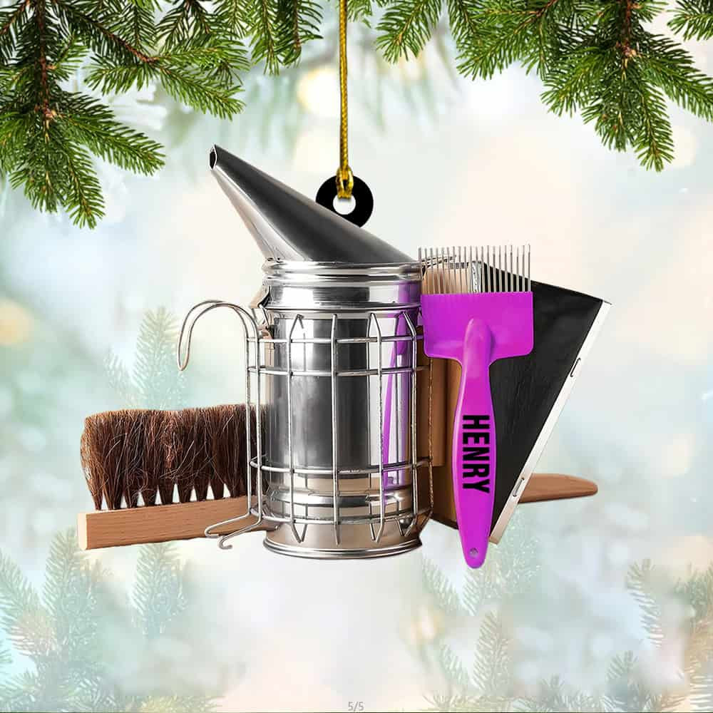 Personalized Beekeeping Tool Box Christmas Ornament Gift For Beekeeper