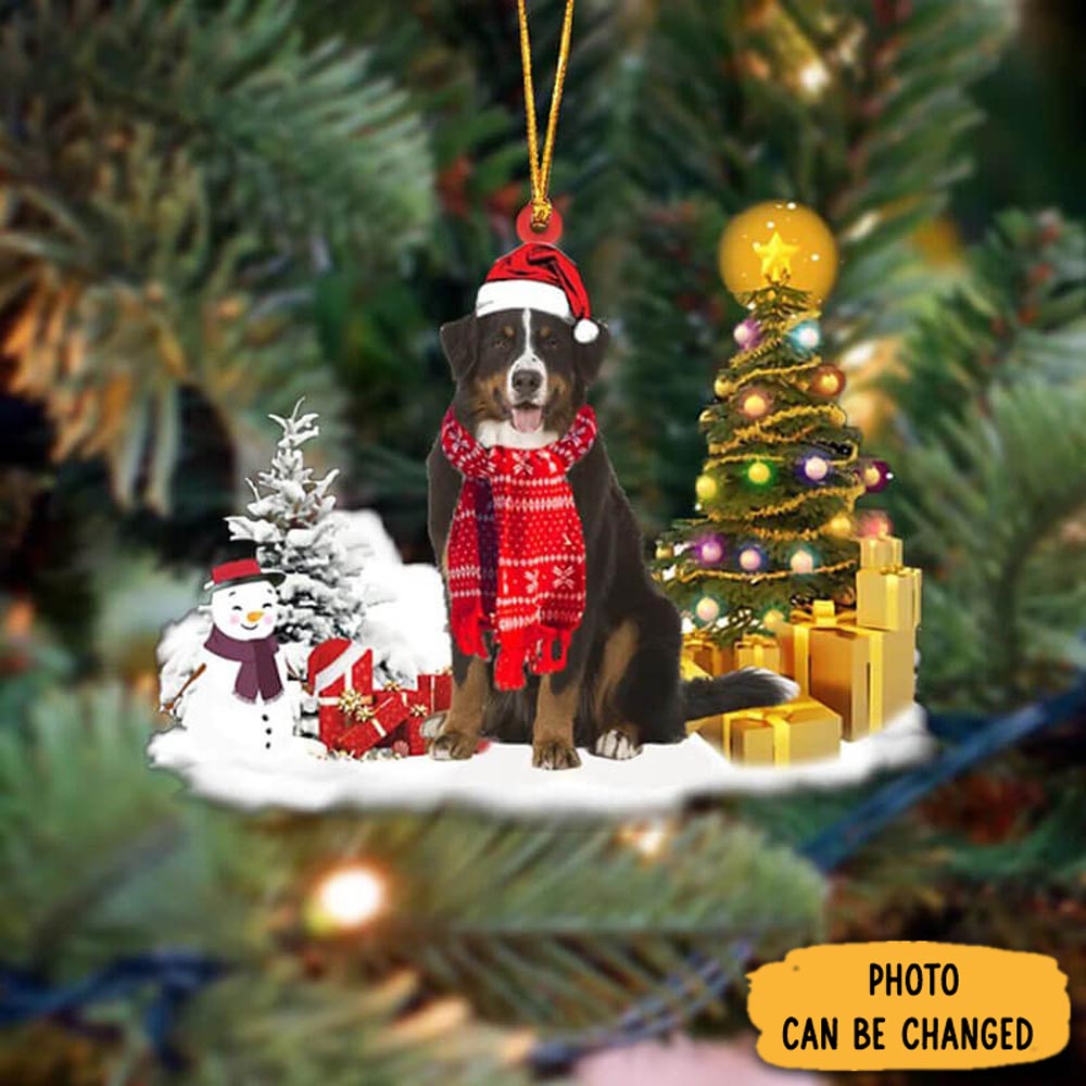 Personalized Bernese Mountain Christmas Ornament Thoughtful Valentine Ornament Gift