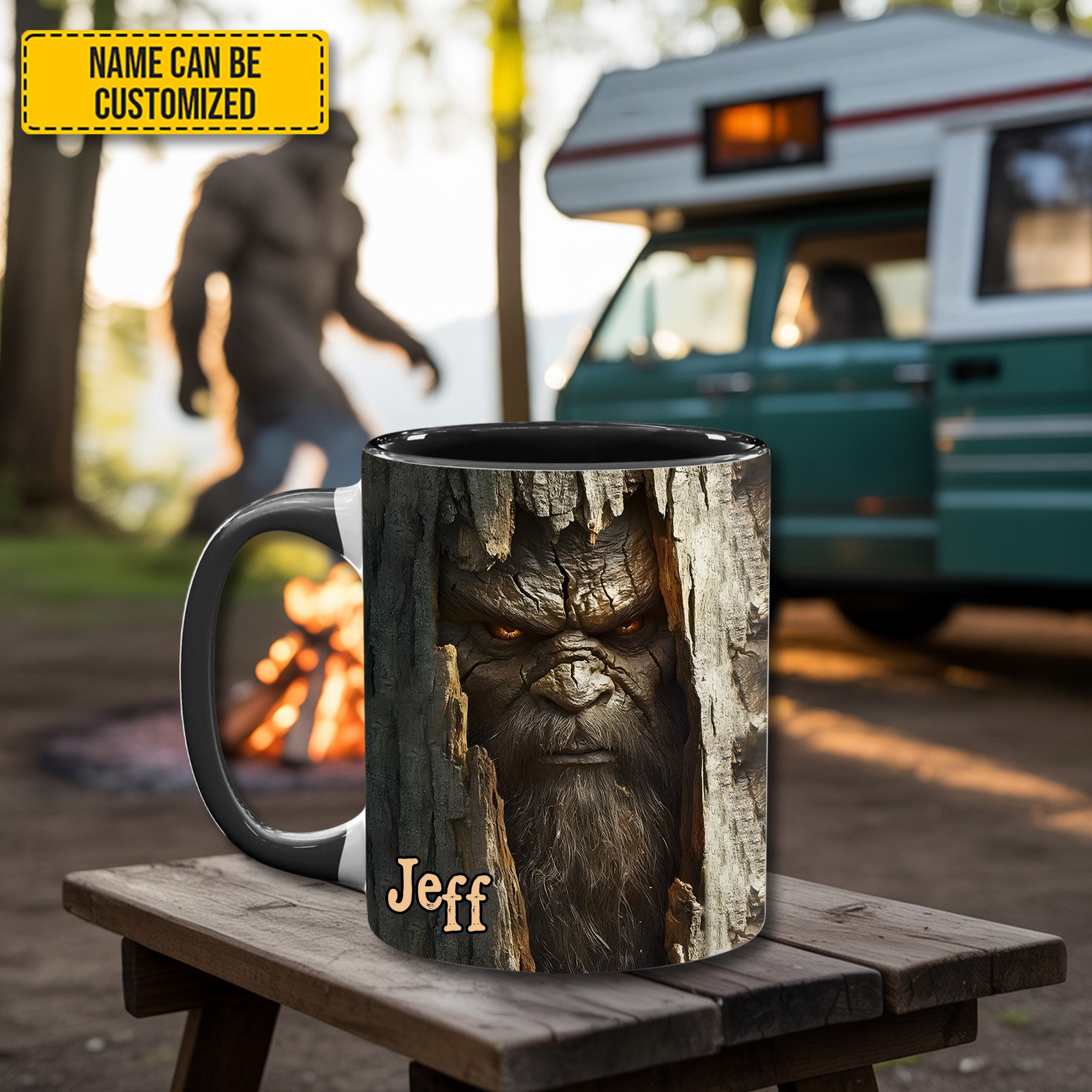 Personalized Bigfoot Mug Animal Design Mug Christmas Gifts For Father