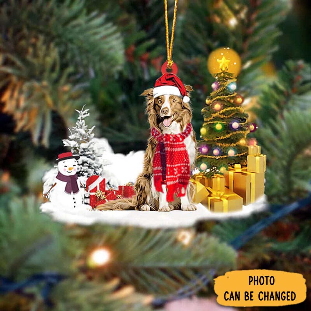 Personalized Border Collie Christmas Ornament Meaningful Christmas Ornament Gift
