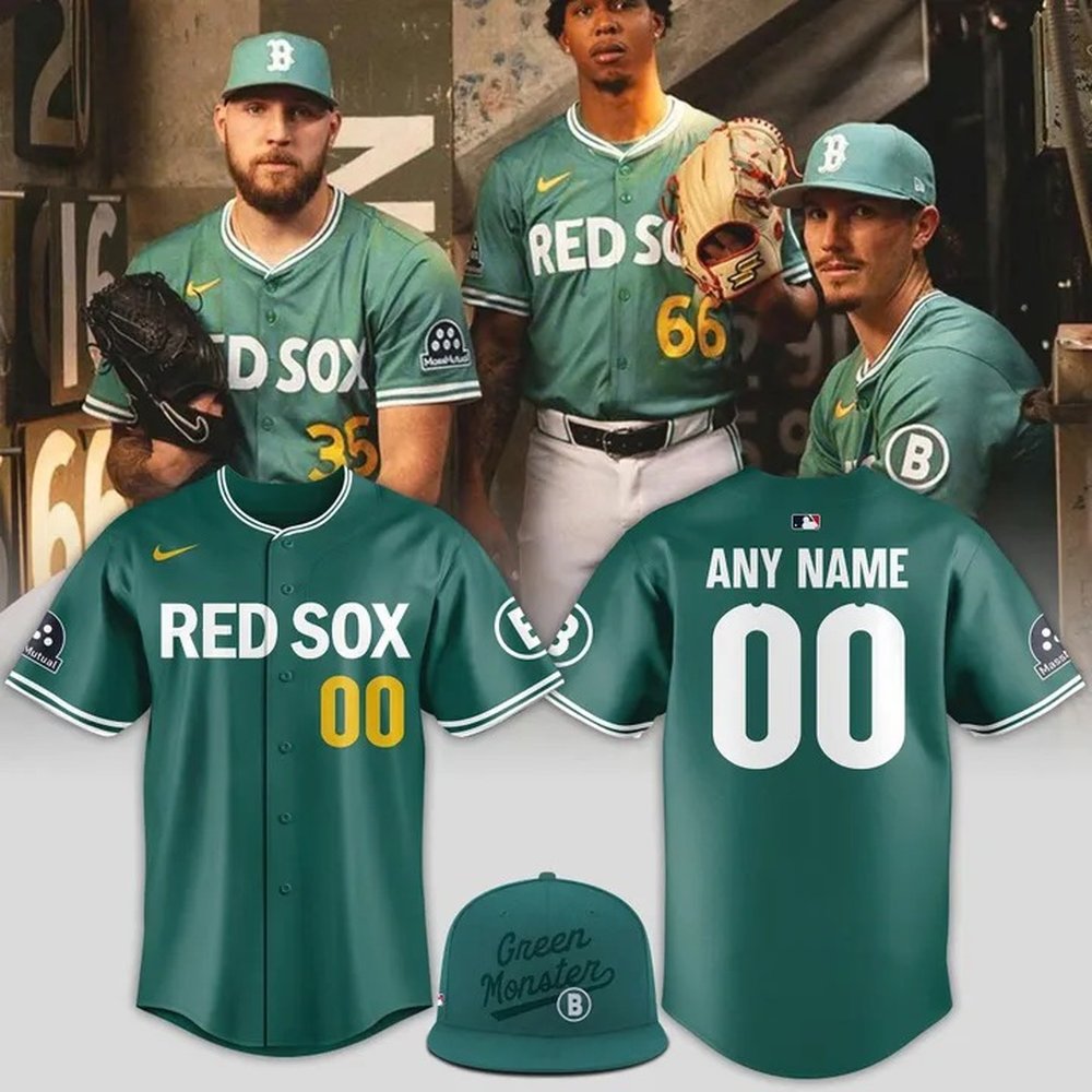 Personalized Boston Red Sox Nike Green 2025 City Connect Jersey Best Gift For Baseball Lovers