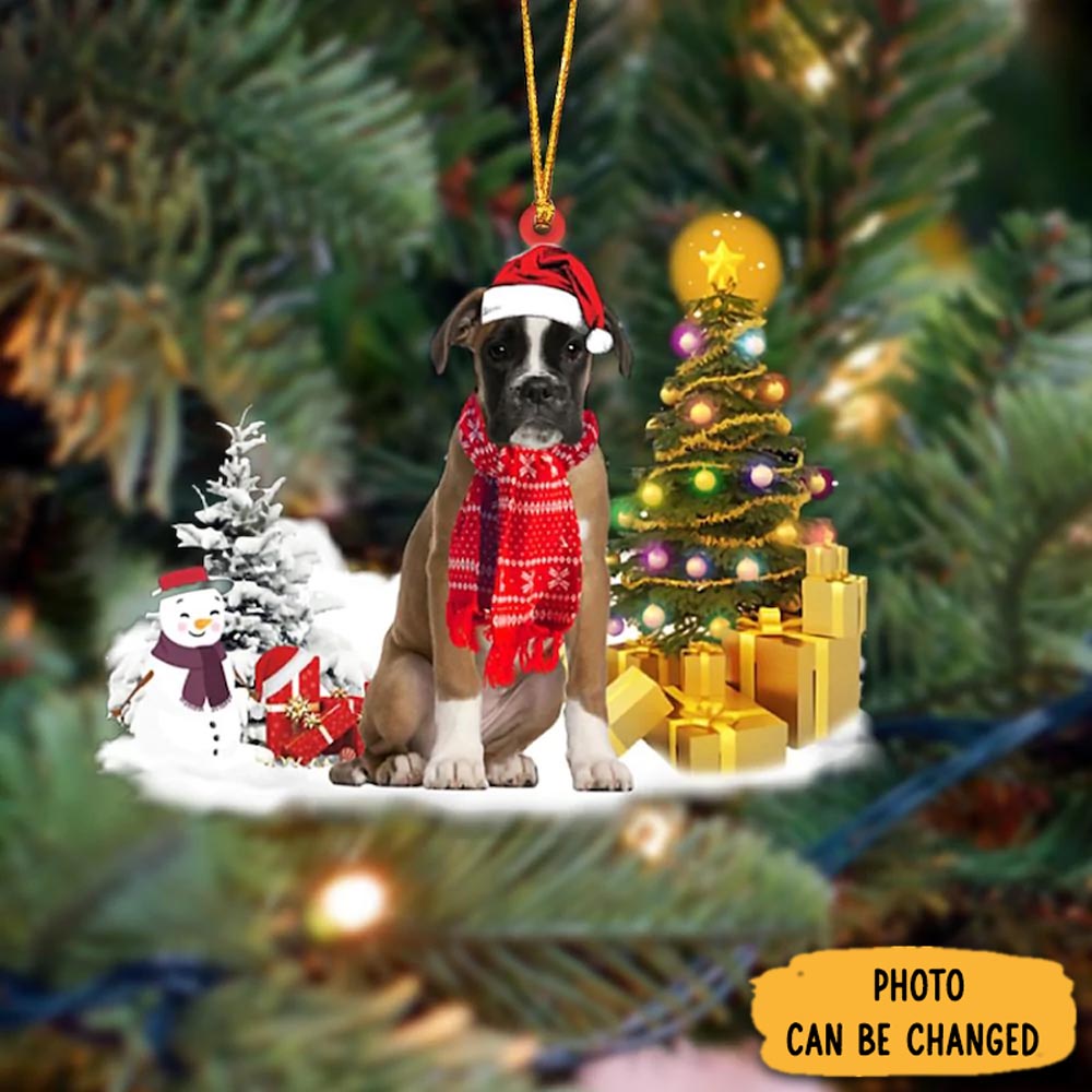 Personalized Boxer Christmas Ornament Holiday Ornament For Home & Family