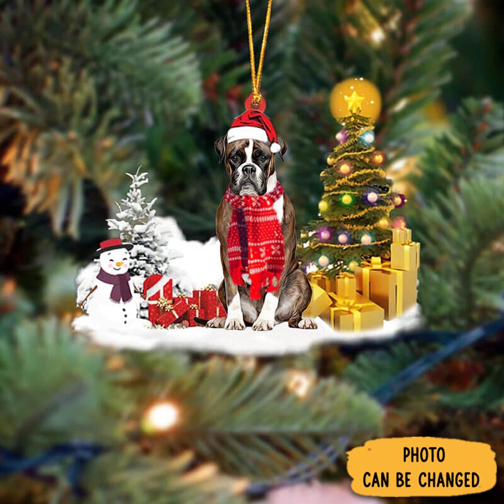 Personalized Boxer Christmas Ornament Personalized Ornament For Holiday Decor