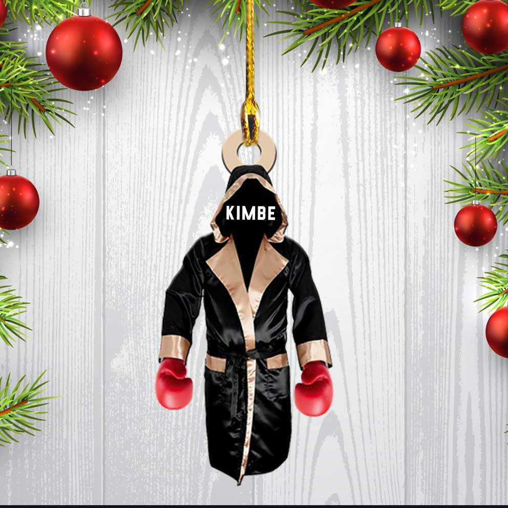 Personalized Boxing Custom Shaped Acrylic Ornament for Boxing Lovers
