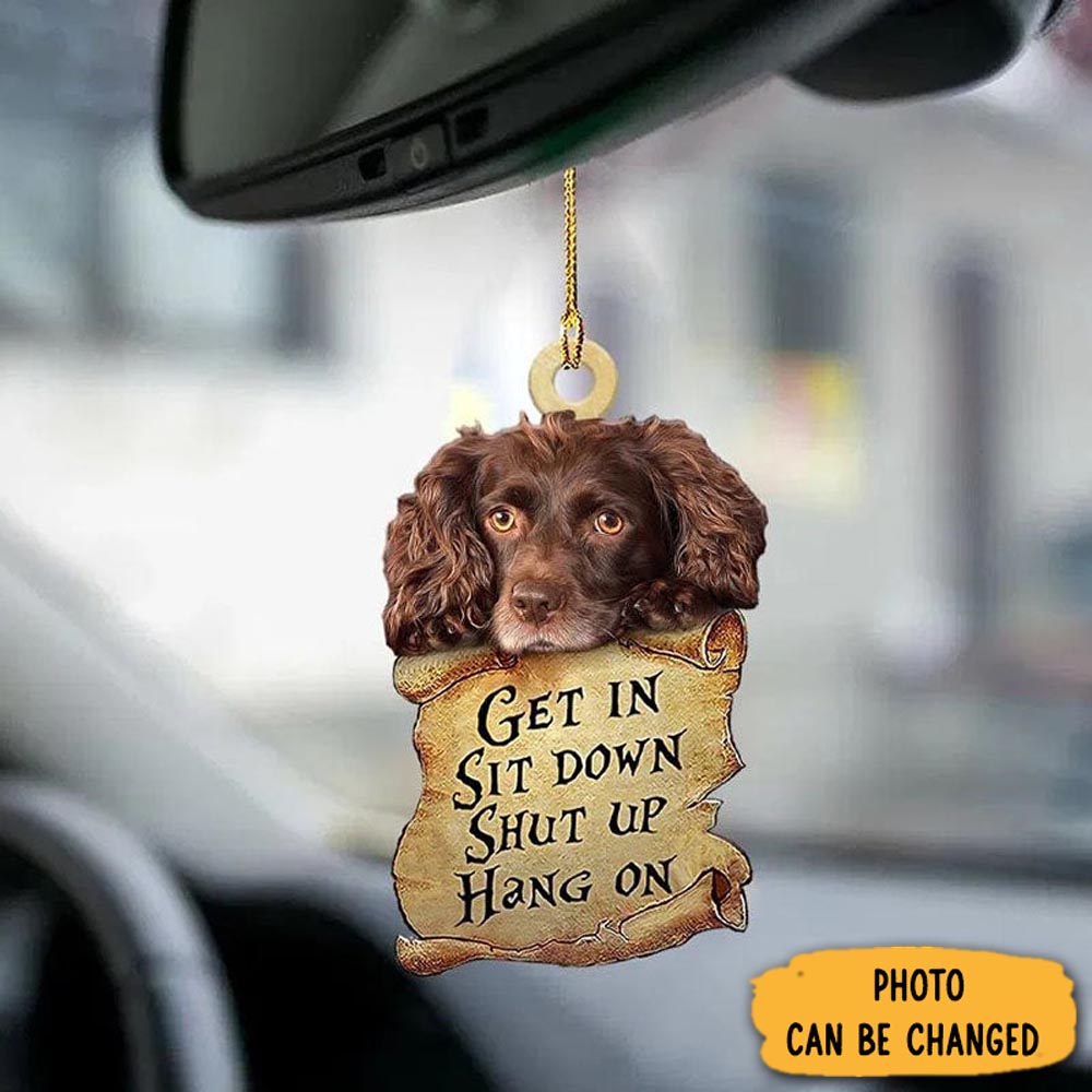 Personalized Boykin Spaniel Get In Ornament Joyful Holiday Season Ornament Gift