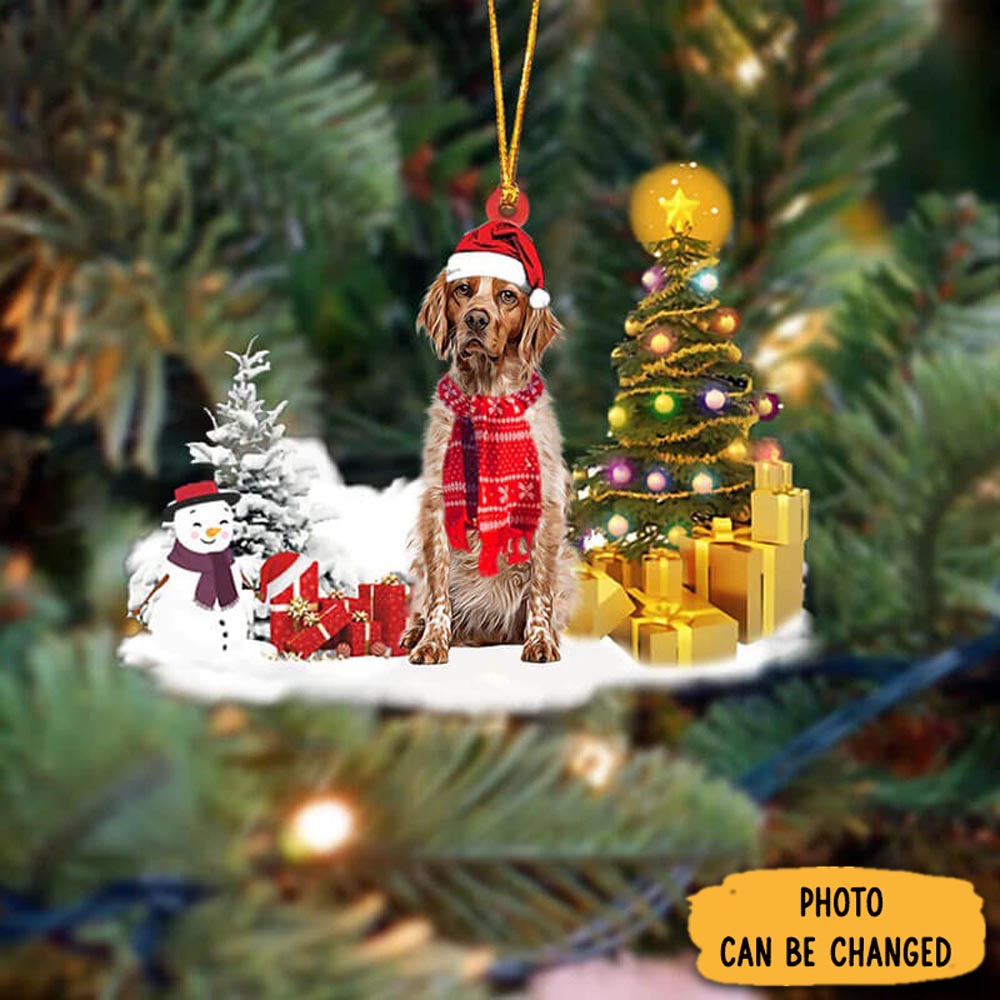 Personalized Brittany Christmas Ornament Cozy Christmas Ornament Decoration