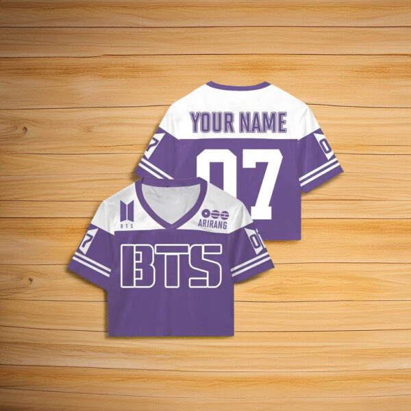 Personalized BTS Arirang World Tour Crop Top Jersey BTS World Tour Arirang Clothes Present For Friends