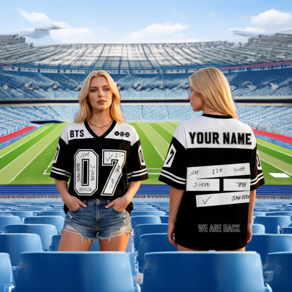 Personalized BTS Army World Tour Jersey BTS World Tour Arirang Apparel Army Gift For Army