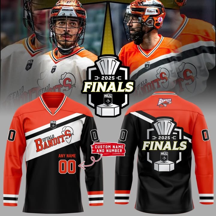 Personalized Buffalo Bandits Merch Buffalo Bandits Hockey Jersey Nll Cup 2025 Best Gift For Fans