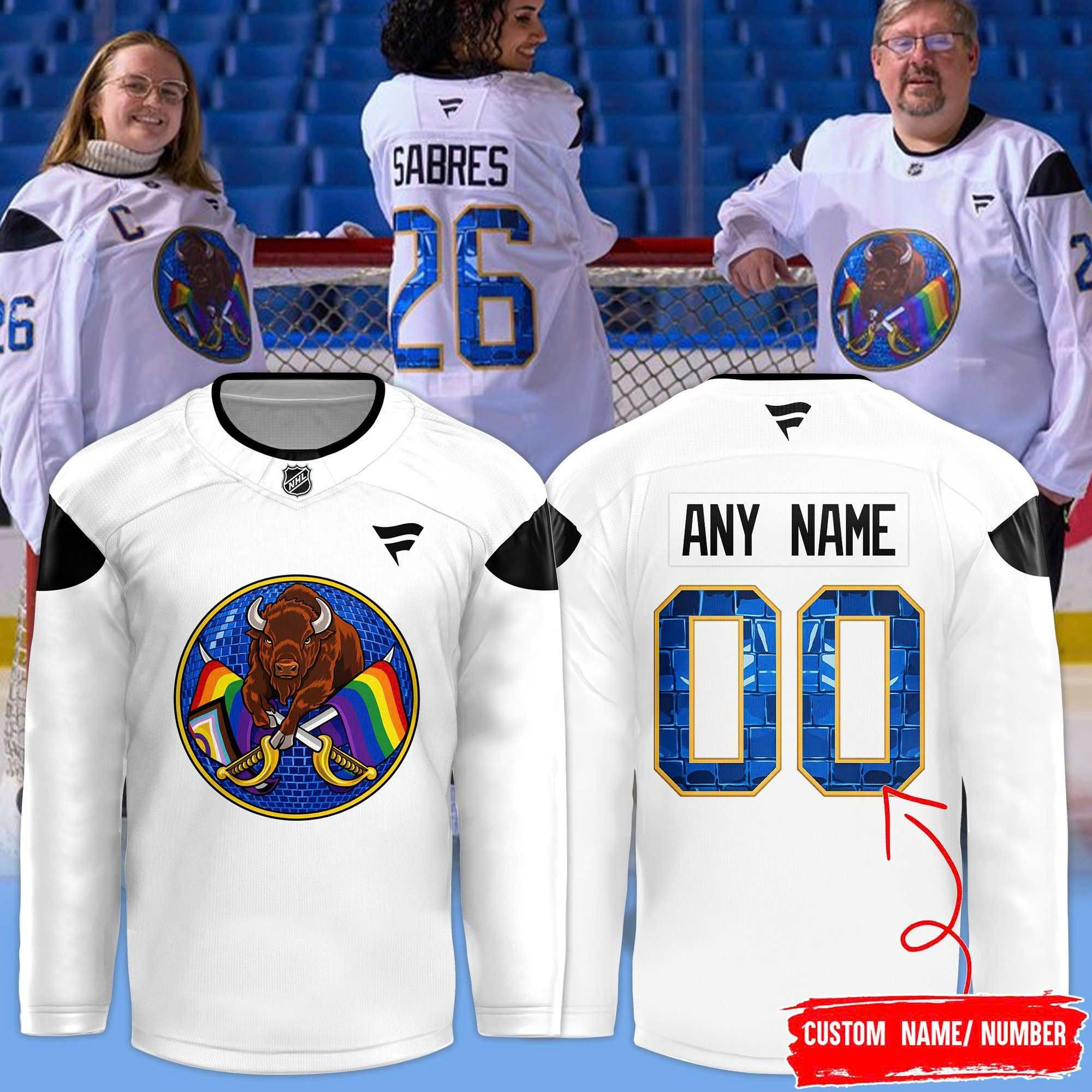 Personalized Buffalo Sabres 2026 Pride Night Jersey Hockey Apparel Cool Gift For Him