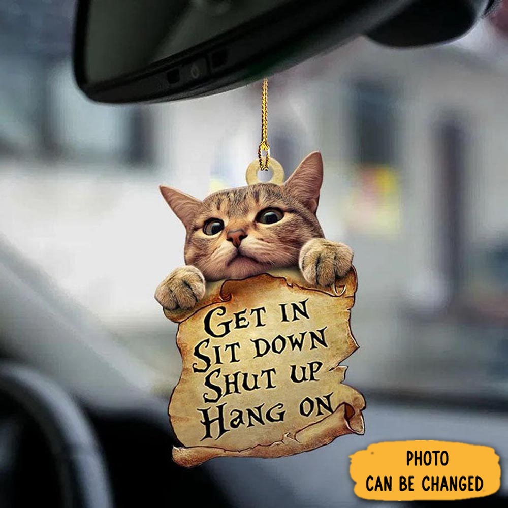 Personalized Cat Get In Ornament Meaningful Christmas Ornament Gift