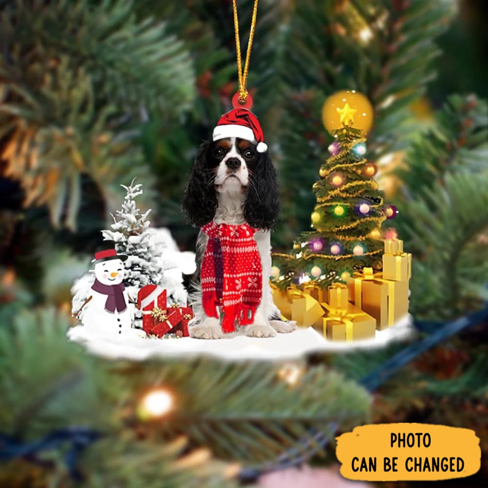 Personalized Cavalier King Charles Spaniel Christmas Ornament Lovely Ornament Gift For Him