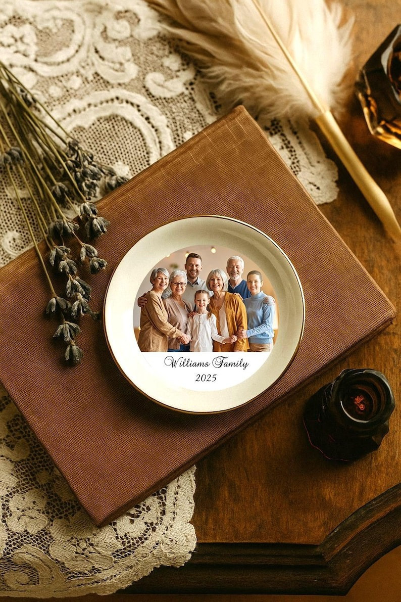 Personalized Ceramic Plates Christmas Gathering 2025 Best Xmas Gifts For Family Members