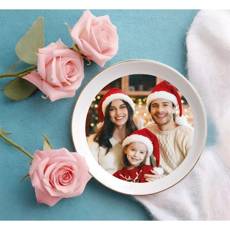Personalized Ceramic Plates Holiday Keepsake With Family Best Xmas Gifts For Family Members