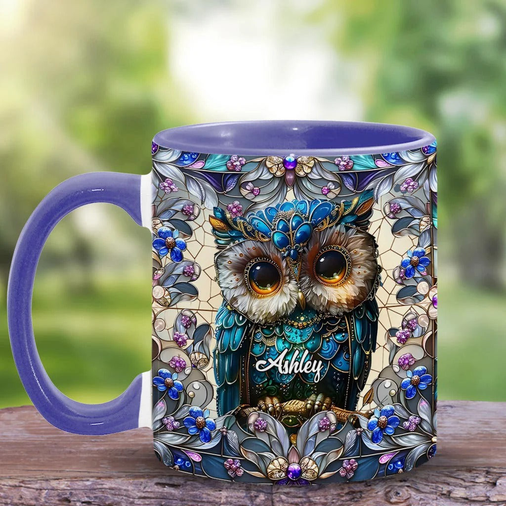 Personalized Charming Owl Mug Wildlife Coffee Mug Christmas Gifts For Owl Lovers