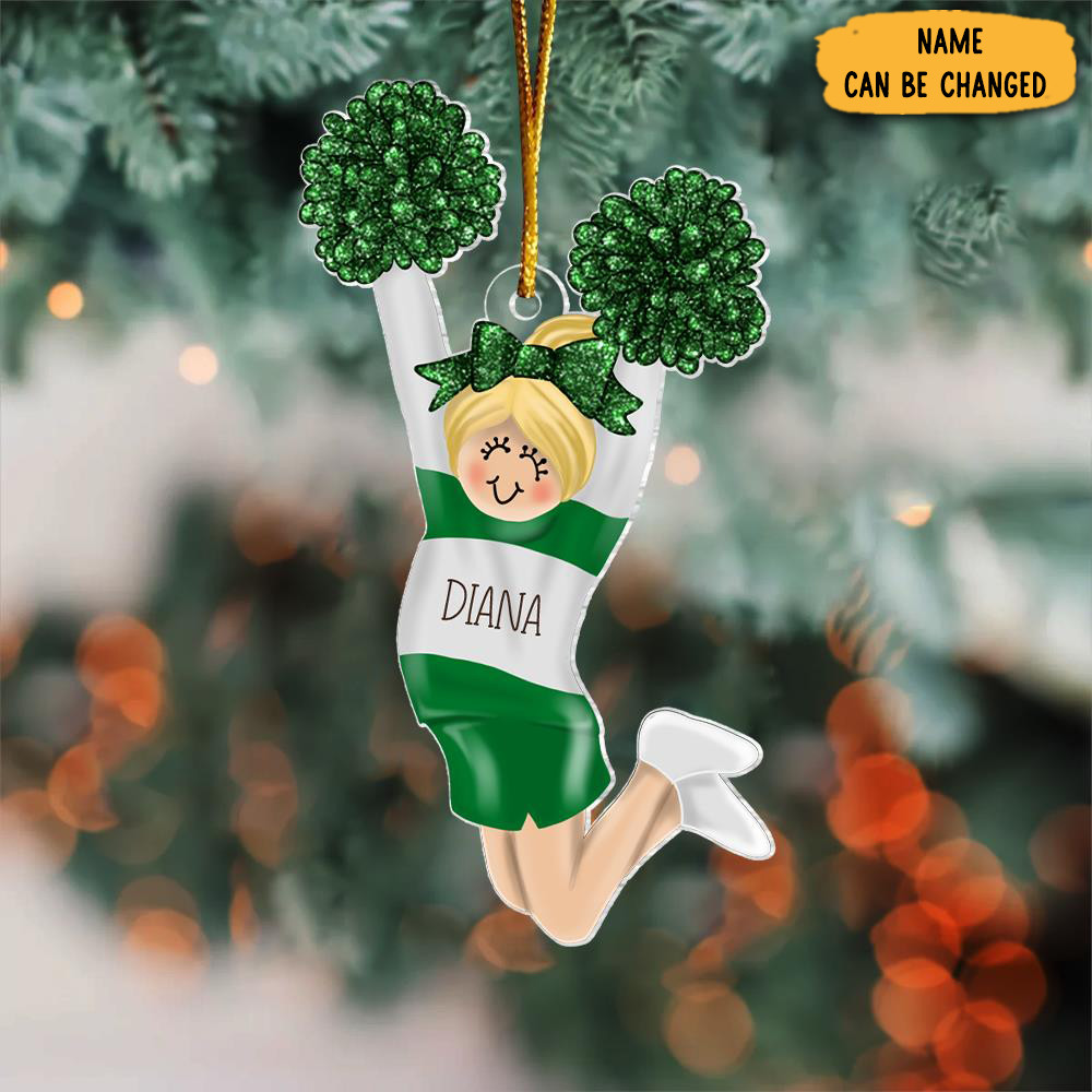 Personalized Cheerleader Christmas Ornament Xmas Tree Decor Christmas Gifts For Girlfriend