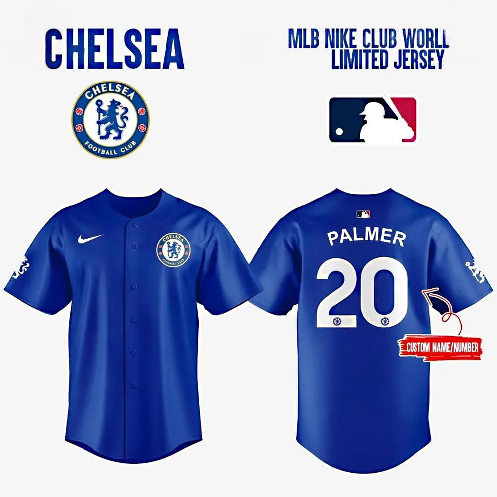 Personalized Chelsea FC x MLB Club World Cup 2025 Personalized Special Baseball Jersey