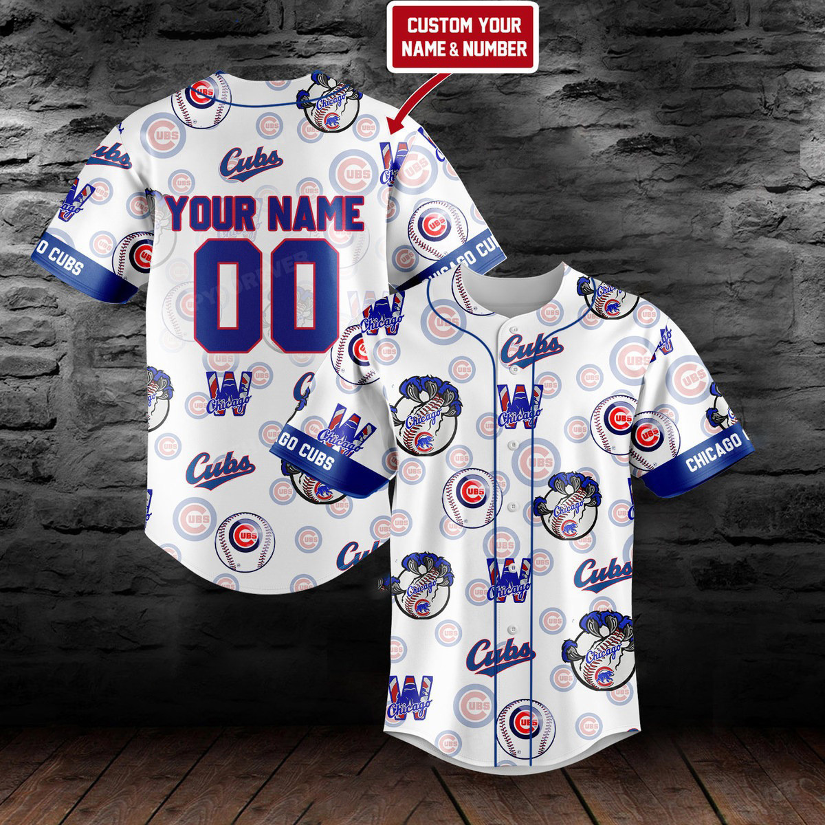Personalized Chicago Cubs Baseball Jersey Gifts For Baseball Fans