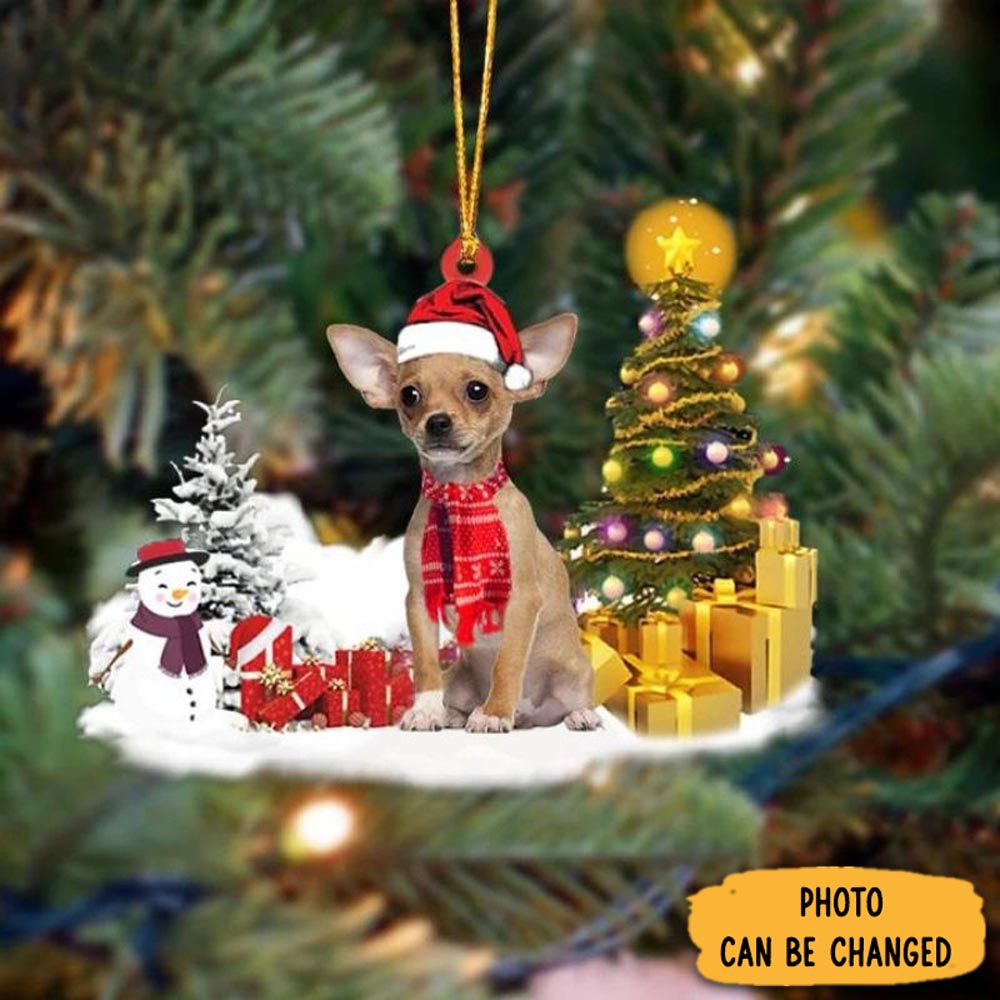Personalized Chihuahua Christmas Ornament Beautiful Graduation Ornament Gift