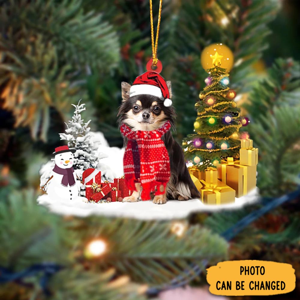 Personalized Chihuahua Christmas Ornament Lovely Ornament Gift For Him