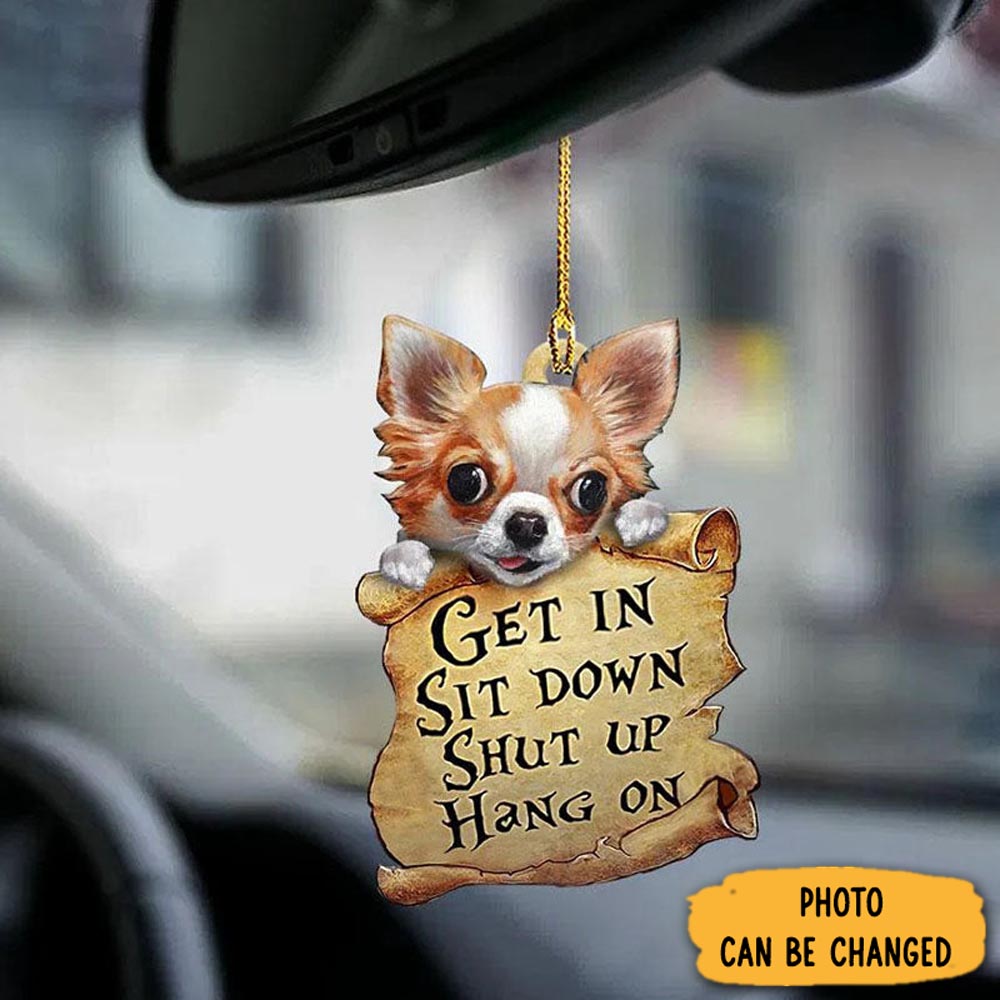 Personalized Chihuahua Get In Ornament Thoughtful Ornament Gift For Dad