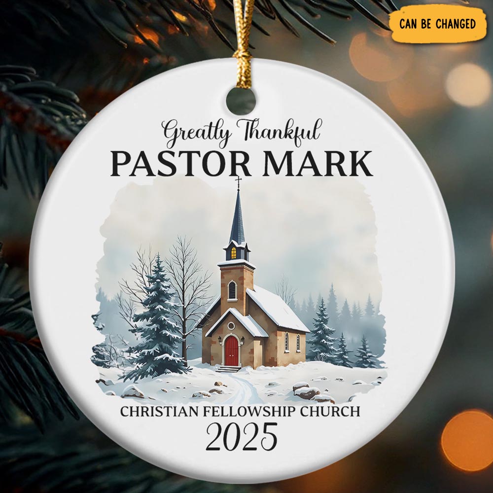 Personalized Christian Fellowship Church Christmas Ornament Christians Christmas Gifts